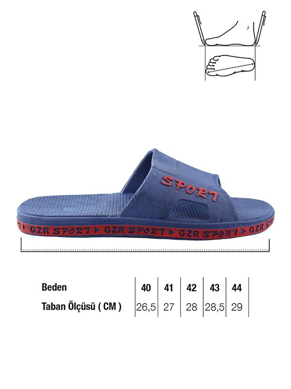 Yazlık Kaydırmaz Taban Erkek Terlik - Görsel 3