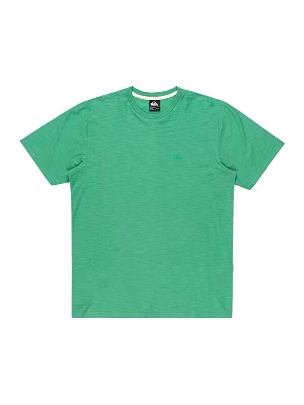 Quiksilver Slub Roundneck Erkek Yeşil Tişört