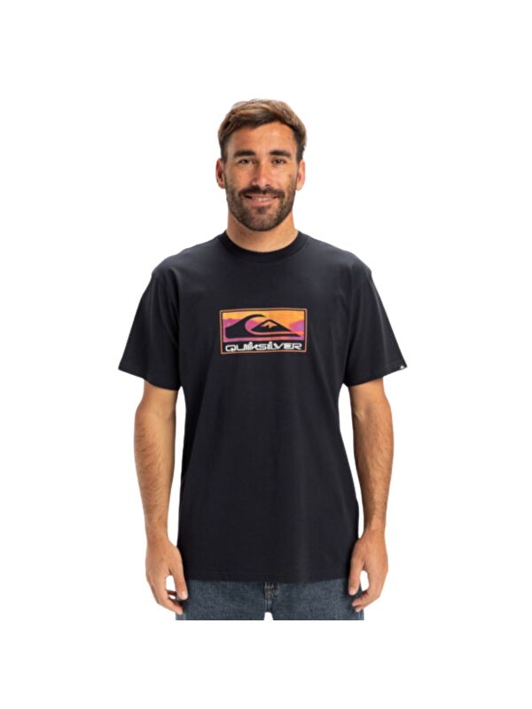 Quiksilver Ev Gradient Box Erkek Mavi Spor Tişört