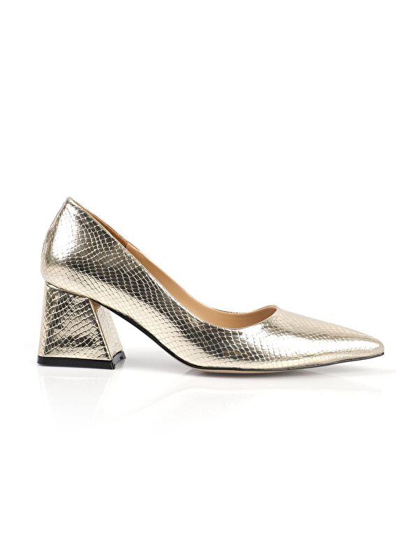 Orta Topuklu Yumuşak Pedli Taban Kadın Ayakkabı - Görsel 3