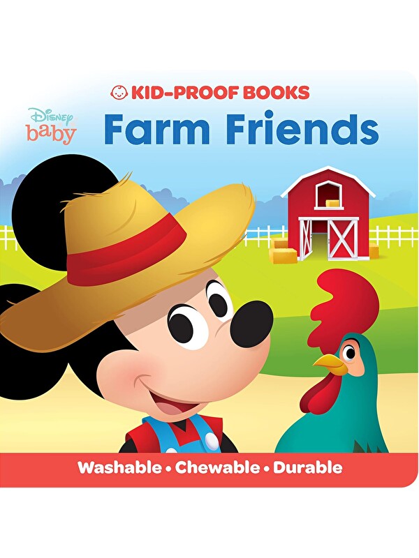 Pi Kids Baby Kid-Proof Books Farm Friends