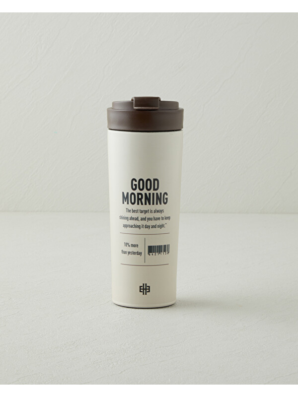 English Home Good Mood Morning Çelik Termos 500 ml Kahverengi