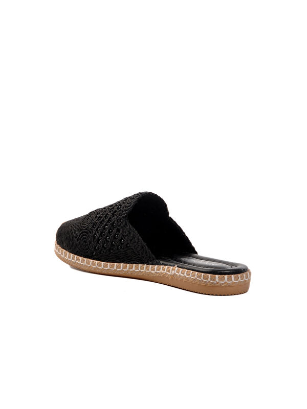 Siyah Örme Triko Kadın Terlik 542023 Z - Görsel 5