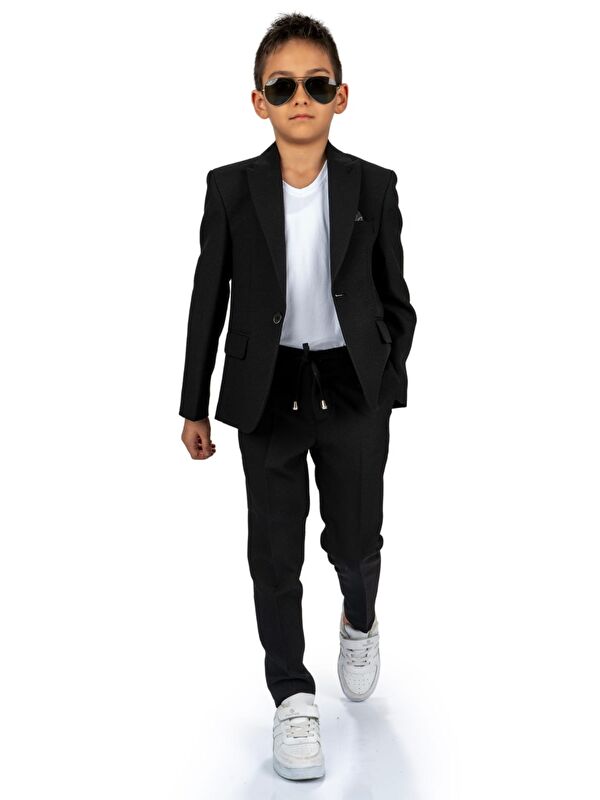 Mnk Baby & Kids Spor Çocuk Ceket, Tişört , Jogger Pantolonlu Takım MNK5682