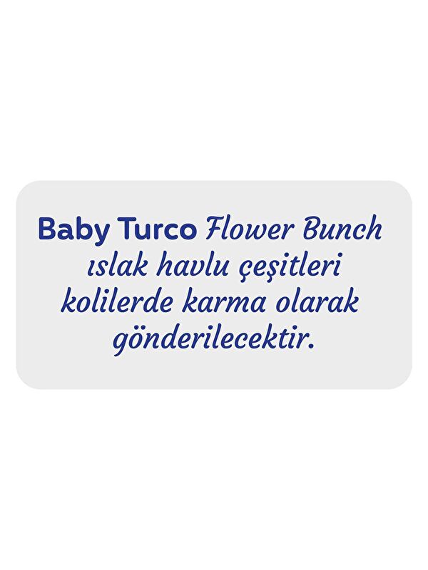 Baby Turco Flower Bunch Islak Havlu 12x90 (1080 Yaprak)