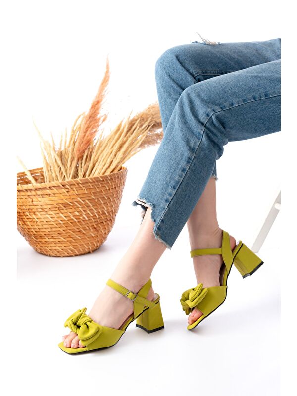 Kadın Silva Yeşil Sandalet - Görsel 3