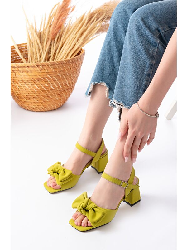 Kadın Silva Yeşil Sandalet - Görsel 4