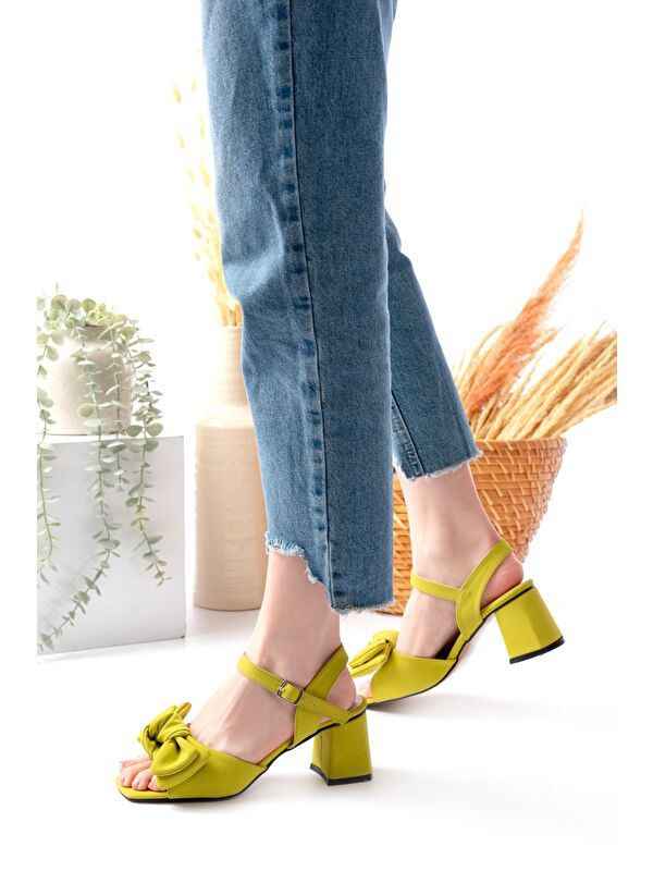 Kadın Silva Yeşil Sandalet - Görsel 5