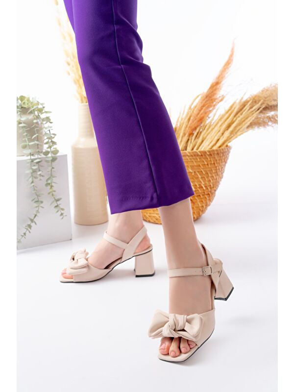 Kadın Silva Bej Sandalet - Görsel 2