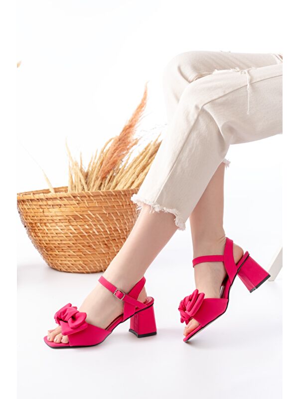 Kadın Silva Fuşya Sandalet - Görsel 2