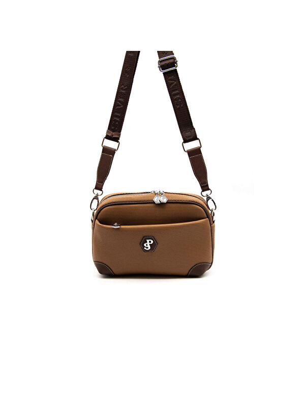 Silver Polo Kadın Çapraz Çanta 1094-45529 SILVER POLO ÇAPRAZ BAYAN ÇANTASI M86 KARAMEL-MAT KAHVE