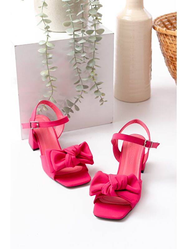 Kadın Silva Fuşya Sandalet - Görsel 4