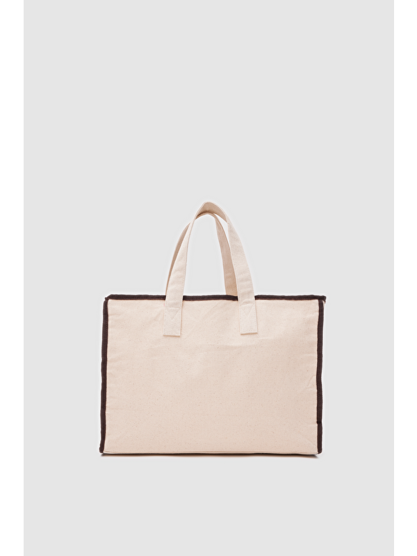 Shulebags Arc X Large Kanvas Tote Bag Kahverengi