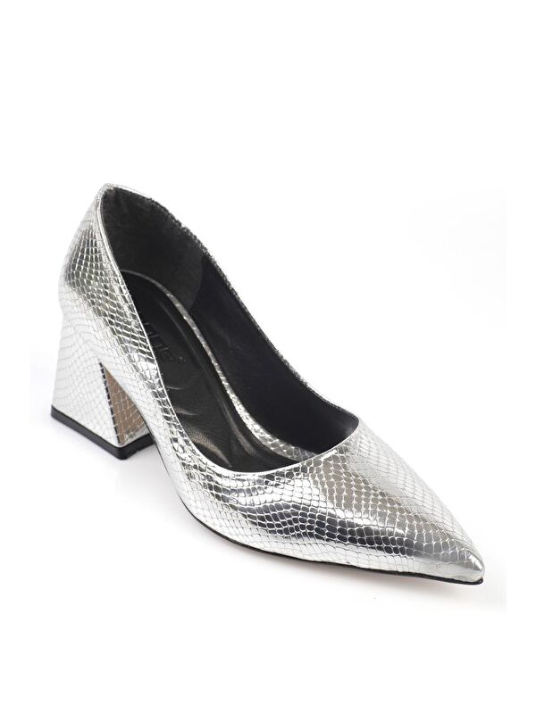 Orta Topuklu Yumuşak Pedli Taban Kadın Ayakkabı - Görsel 5