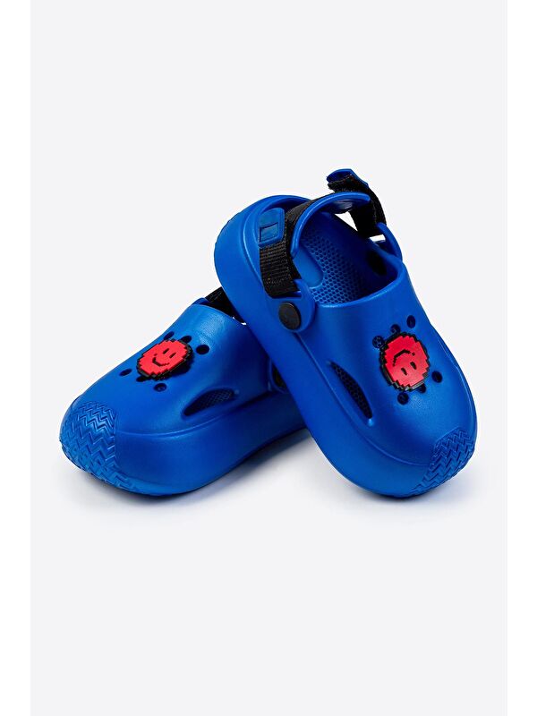 Çocuk EVA Terlik - Gülen Yüz Detaylı - Görsel 4