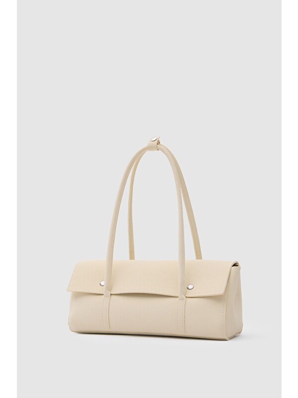 Shulebags Mari Vintage Baget Çanta Butter Yellow