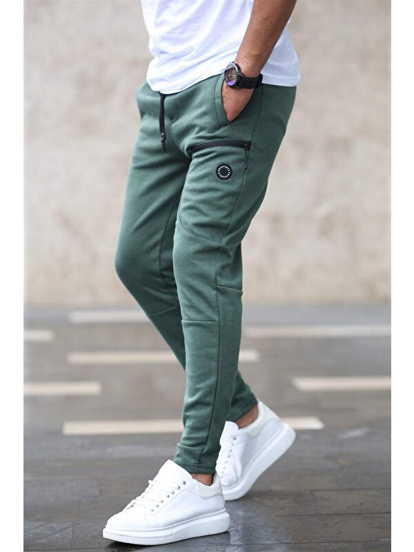 Madmext Basic Haki Jogger Eşofman Altı 4207