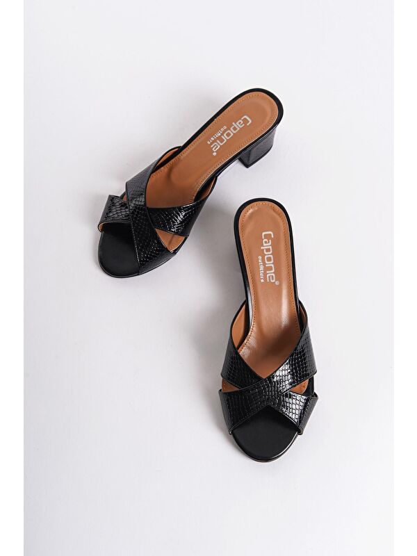 Taya Çapraz Bantlı Kadın Terlik - Görsel 3