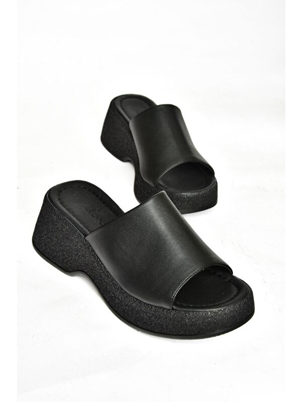 S9967412 Siyah Kadın Terlik - Görsel 4