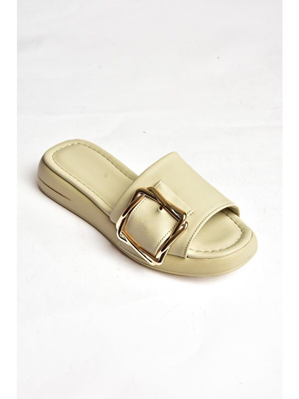 S5181063 Bej Kadın Terlik - Görsel 3