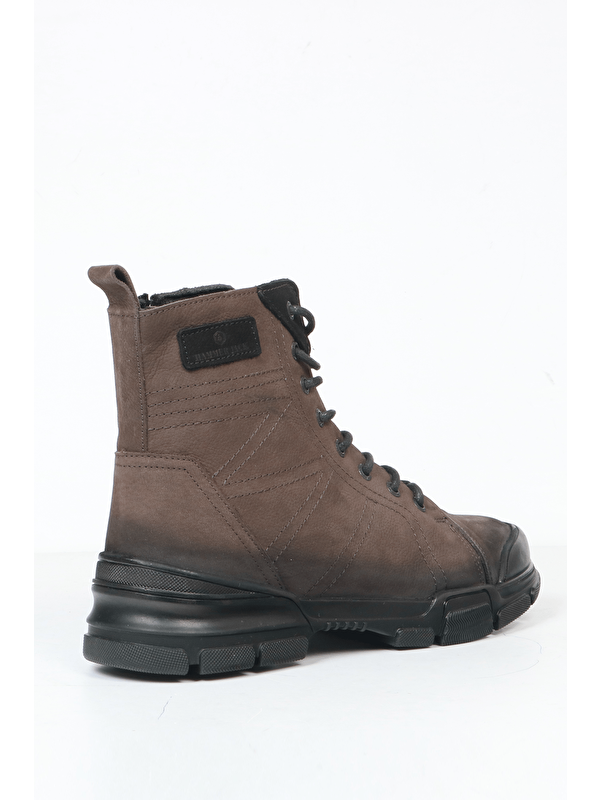 Bonn Hakiki Deri Gri Torje Outdoor Kadın Bot - Görsel 5