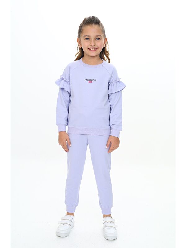Toontoykids Kız Çocuk Baskılı Eşofman Takım