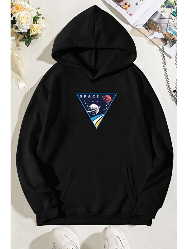uyguntarz Unisex Space Baskılı Sweatshirt