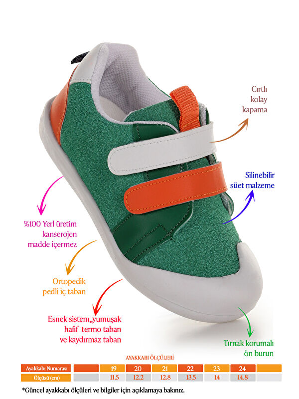 Şifu İlk Adım Cırtlı Erkek Bebek Spor Ayakkabı - Görsel 3