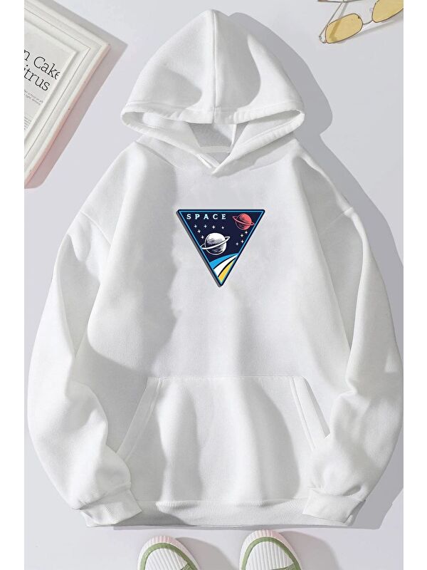 uyguntarz Unisex Space Baskılı Sweatshirt