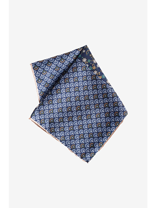 AC&Co / Altınyıldız Classics Erkek Lacivert-Bej Mendil