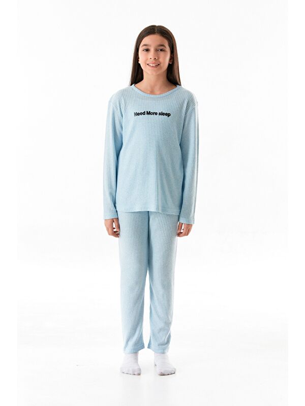 Fullamoda Love Baskılı Kız Çocuk Pijama Takımı