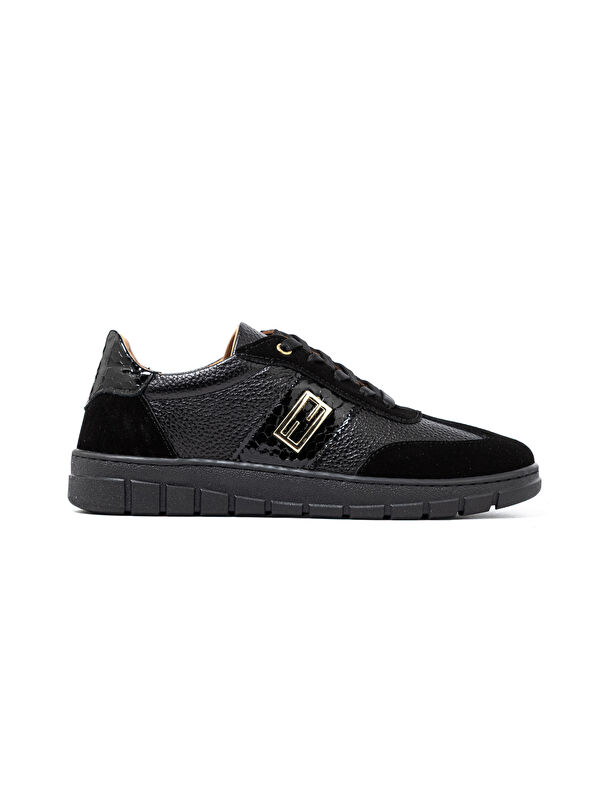 John May Kadın Sneaker ( Günlük) RC-26Y-055-7122 Siyh Fltr-Siyah Yln