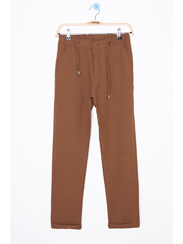 Wikiland Taba Beli Bağcıklı Duble Paça Erkek Çocuk Jogger Pantolon 20040