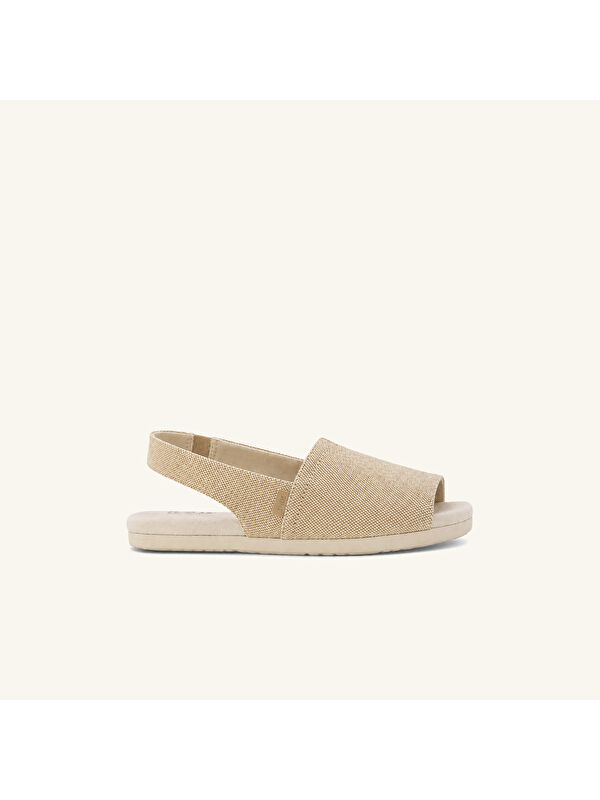 Toms Kadın Espadril 10023065 ALPARGATA Champagne Tonal Sparkle Woven