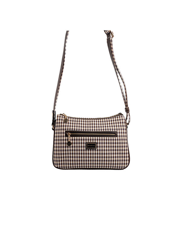 Silver Polo Kadın Çapraz Çanta 818-47760 SILVER POLO ÇAPRAZ BAYAN ÇANTASI M191 KAHVE SARI-MAT KAHVE