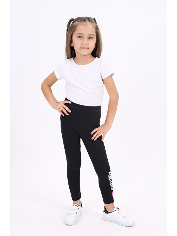 Toontoykids Kız Çocuk Baskılı Tayt