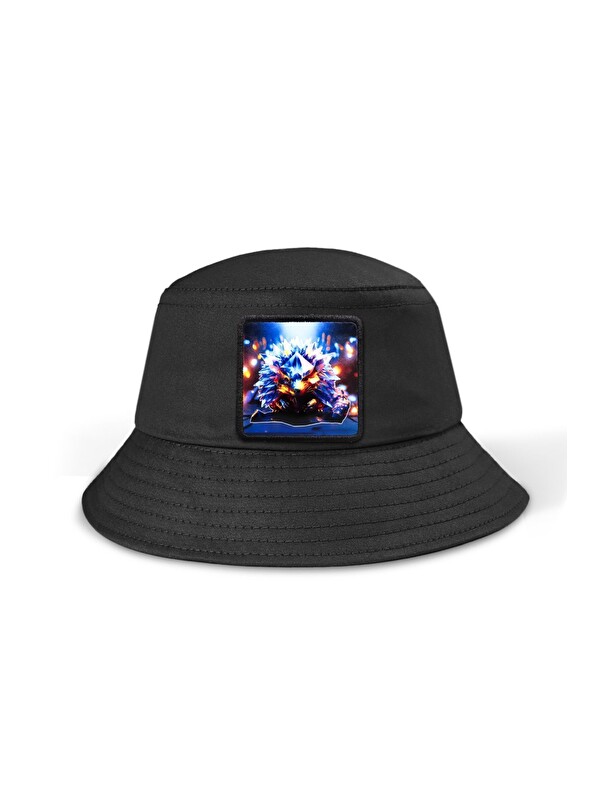BlackBörk Kirpi Logolu Bucket Siyah Şapka