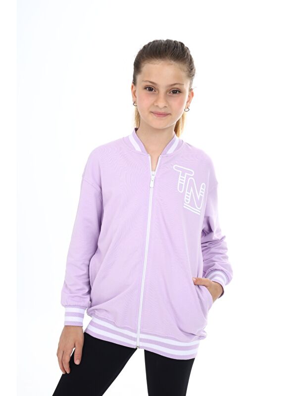 Toontoykids Kız Çocuk Baskılı Hırka