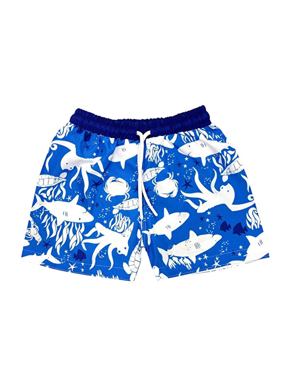 My Kids Wear Paraşüt Kumaş Çocuk Deniz Şortları