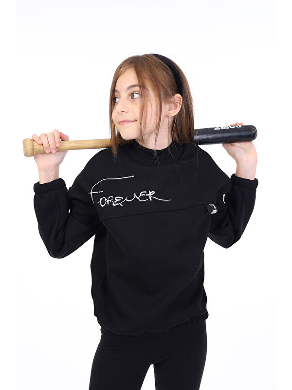 Toontoykids Kız Çocuk Baskılı Sweatshirt