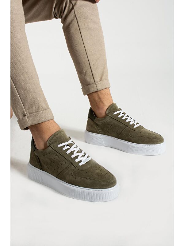 Leeds Haki Nubuk Erkek Günlük Ayakkabı - Görsel 4