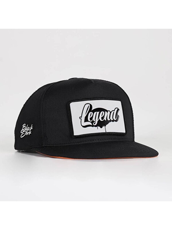 BlackBörk Legend Logolu Siyah Hip Hop Şapka
