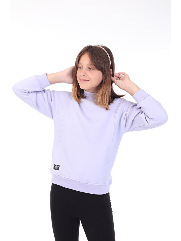 Toontoykids Kız Çocuk Nakışlı Sweatshirt