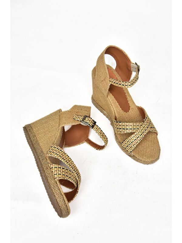 S2414140 Ten Kadın Dolgu Topuklu Ayakkabı - Görsel 4