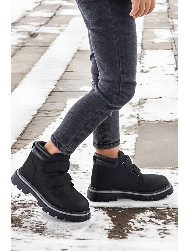 Azka Cırtlı Kız Çocuk Bot Ayakkabı - Görsel 4