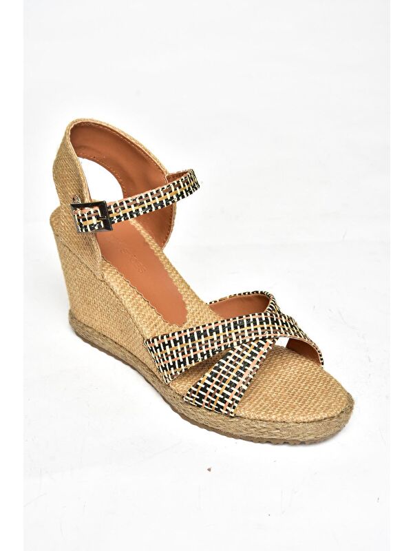 S2414140 Siyah Kadın Dolgu Topuklu Ayakkabı - Görsel 3