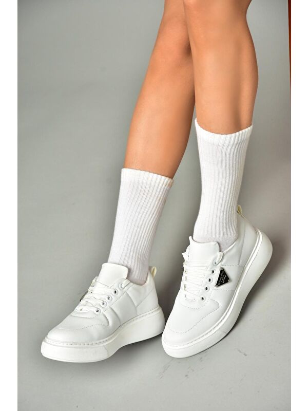 Fox Shoes S2740483 Beyaz Kadın Sneakers