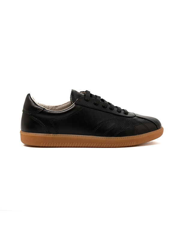 John May Kadın Sneaker ( Günlük) MAR-25Y-072-OTTAVIA Siyah Cilt