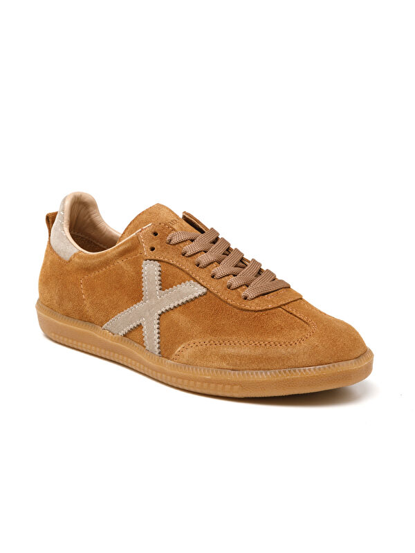 John May Kadın Sneaker ( Günlük) RC-25Y-088-M-VADE Velur Conyak-Bej Süet