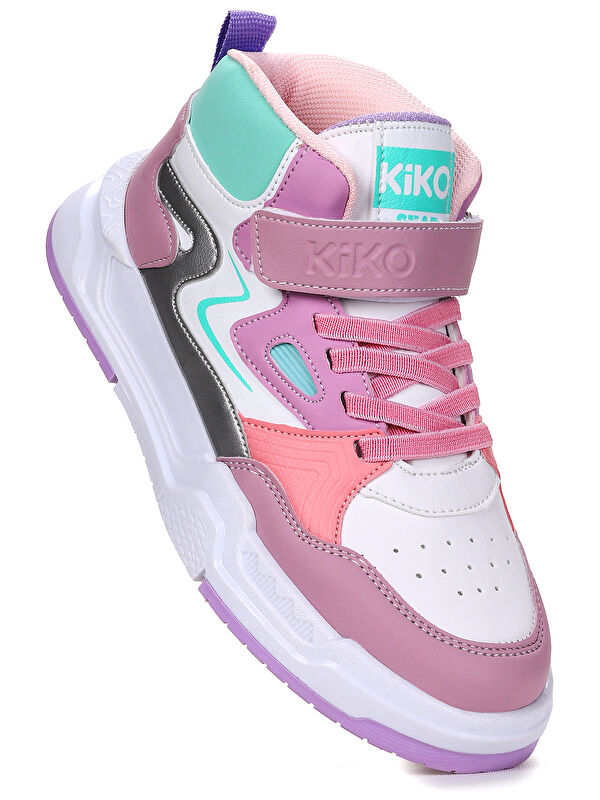 Kiko Kids Hayka-3 Cırtlı Kız Çocuk Spor Ayakkabı